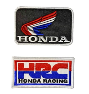 (2) Lot of Honda Racing Automotive Premium 3in Embroidered Iron-on Patch - Picture 1 of 6