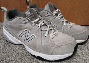 Sz 10 New Balance 608 V4 Gray Suede Mens Shoes Width D Sneakers MX608V4O *Laces* - Picture 1 of 11