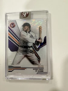 2024 Topps Pristine - Purple Refractor #47 Ty Cobb /99 - Picture 1 of 2