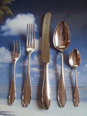 WMF Menue - Besteck  2200  -  6 Pers. - Silber 90 - 30 tlg. -  Messer 25,5  cm - Bild 1 von 4