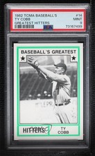 1982 Baseball's Greatest Hitters White Back Ty Cobb (No MLB Logo) PSA 9 MINT HOF