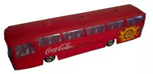 MAJORETTE 1/87 Red Coca-Cola BUS NEOPLAN #373 MADE IN FRANCE - Picture 1 of 4