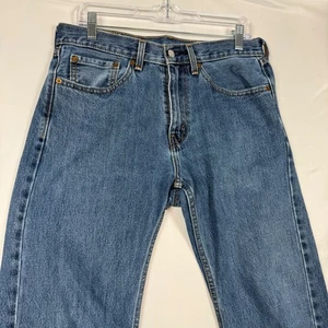 Levi Strauss 505 Herren Jeans 31x30 Blau Regular Fit Straight Zip Fly Denim Hose - Bild 1 von 12