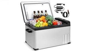 ‎DEAPRULL 12V Refrigerador Coche, 30 Cuartos (28L) Refrigerador Eléctrico Coche Nevera, Congelador - Imagen 1 de 7