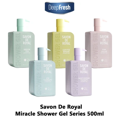 Savon De Royal Shower Gel 500ml Ice, Moisture, Coffee, Pink Dream, Green Tea - Image 1 of 2