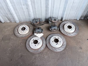01-06 BMW E46 M3 ZCP Competition Brake Calipers With Rotors Set Front Rear OEM - Picture 1 of 12