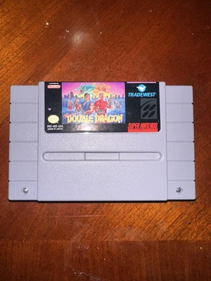 Super Double Dragon (Super Nintendo, 1992) Authentic SNES Game Cart Tested Works - Image 1 of 4