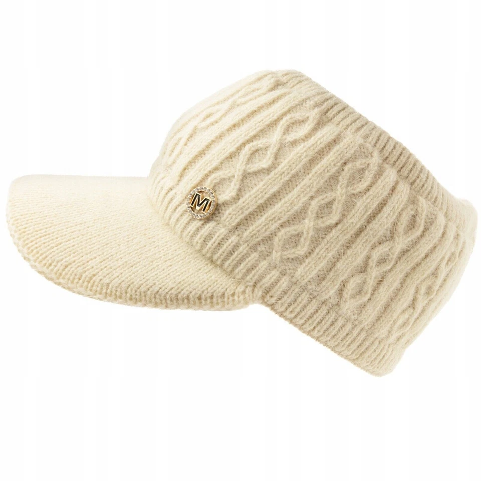 LITTLE ANGEL Damen Mütze Warme Wintermütze mit Loch für Zopf Winter