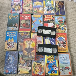 Vhs Kids Bundle 23 Titles Children's Television Films Series - Picture 1 of 8
