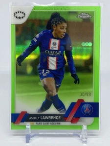 Ashley Lawrence 2022-23 Topps Cromo UEFA Mujer #63 Verde Neón Refractor 30/99 - Imagen 1 de 2