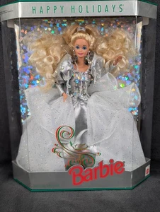 Muñeca Barbie Happy Holidays 1992 Mattel 1429 sellada nueva en caja increíble estado - Imagen 1 de 8