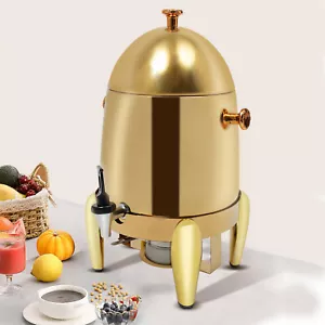 110V 12L Gold Beverage Dispenser Stainless Steel Insulated Beverage Dispenser - Imagen 1 de 19