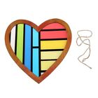 Heart-Shaped Wood Wall Sign Hanging reat for Bedroom or Home and Gallery Wall