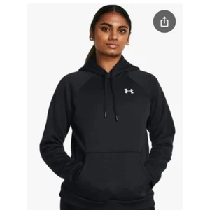 Under Armour women's 2X Hoodie Pullover ColdGear Loose Fit Black NWOT - Picture 1 of 8