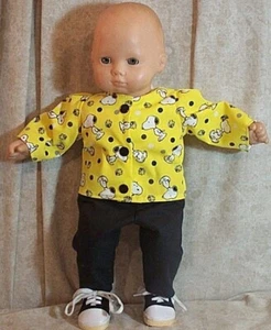 Ropa para Muñeca Bebé Made2Fit American Girl 15" en Camisa Bitty Boy, Pantalones Cacahuetes - Imagen 1 de 1