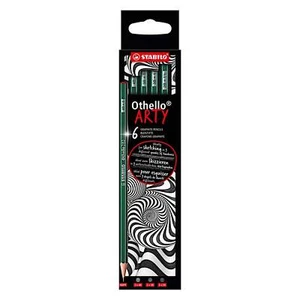 Stabilo Arty Othello Graphite Pencil - Soft Set of 6 Pencils | Drawing Shading - Picture 1 of 5