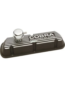 Ford Racing Black Satin Valve Cover Cobra (M-6582-A) - Picture 1 of 12