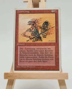 Zersetzung 4. Edition Magic Karte MTG Deutsch (Disintegrate)  - Bild 1 von 2