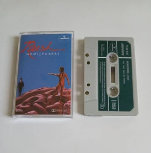 RUSH HEMISPHERES CASSETTE TAPE 1978 PAPER LABEL MERCURY UK - Picture 1 of 1