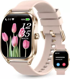Smartwatch Women's Phone Function Wristwatch Watch for iPhone Samsung Huawei Tab - Picture 1 of 7