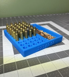 Bullet Tray Reloading .223 5.56 RCBS Hornady Dillon Lyman Pocket Tray Holds 50