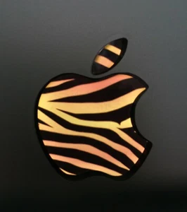 GLOWING TIGER SKIN Apple MacBook Pro Air Sticker Mac Laptop DECAL11 to 17 inch - Picture 1 of 4