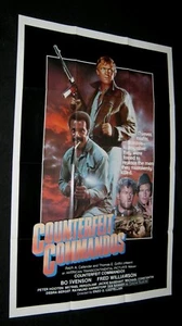 Orig INGLORIOUS BASTARDS COUNTERFEIT COMMANDOS 27X41 BO SVENSON FRED WILLIAMSON - Picture 1 of 1