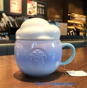 2019 Starbucks Summer Clouds Ceramic Mug Cup Purple 12OZ - Picture 1 of 2