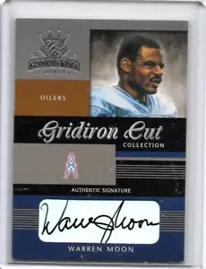 WARREN MOON 2003 DONRUSS GRIDIRON KINGS CERTIFIED AUTOGRAPH#/100 - Picture 1 of 1