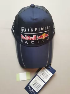 PEPE x RED BULL INFINITI F1 TEAM OSFA c.2013-15 Mesh Teamline Baseball Cap NEW - Picture 1 of 14