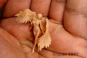 3D print 1/64 1/43 figure Samurai Girl angle god fit 1:64 car street unpaint - Picture 1 of 3