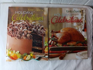 Lot Of 2 Taste Of Home Holiday & Celebrations 2009 and 2011 Hardcover Books - Imagen 1 de 10
