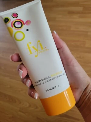 Gel de lavado corporal coqueto ARBONNE F.Y.I Wash & Wear 7 fl oz NUEVO sellado raro  Foto 1 de 4