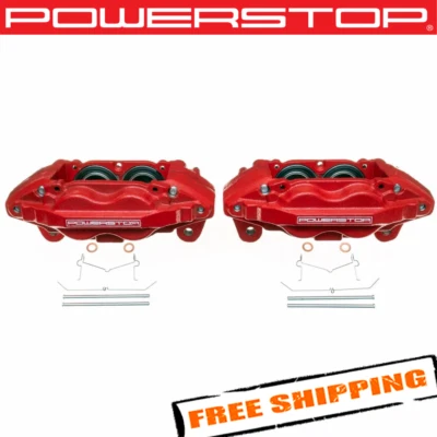 Pinzas de freno delanteras fijas Power Stop S3274 Performance para Toyota Tundra 07-15 Foto 1 de 2