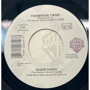 Thompson Twins Sugar Daddy / Monkey Man 45 New Wave Pop Warner Bros 22819 VG+ - Picture 1 of 4