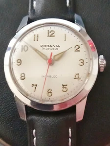 1950s Vintage Rodania Watch, 17 Jewels. Good Condition. Running Well - Picture 1 of 9