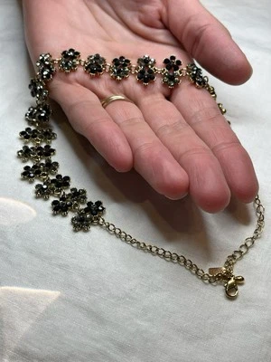 16” Lia Sophia After Dark Cut Crystals Choker - Image 1 of 4