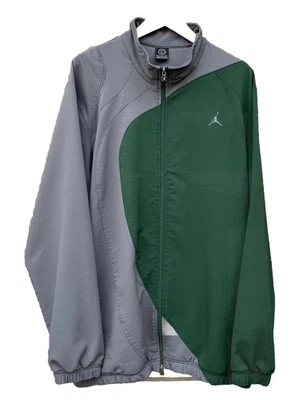 Jordan 20th Anniversary Colorblock Full Zip Track Jacket Dark Gray Green Mens XL - Image 1 of 4