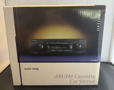 Radio Cassette Optimus AM/FM 12-2004 Nuevo Foto 1 de 4