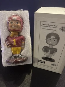 NCAA FOOTBALL~BOXED/CELLO USC #1 BOBBIEHEAD~COLLEGIATE COLLECTIBLES~2001~w/BALL - Picture 1 of 13