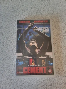 CEMENT BIG BOX EX RENTAL UK PAL VHS CHRIS PENN SHERILYN FENN GANGSTER DRAMA - Picture 1 of 4