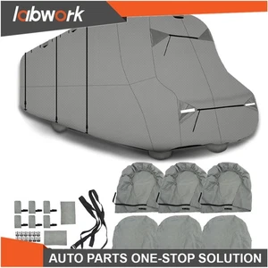 Labwork 29'-32' Waterproof Class C RV Cover Motorhome Camper Storage 6-Ply - Picture 1 of 14