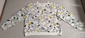 Peanuts Womens XXX Large Multi-Color Cotton Blend Pullover Sweatshirt 25 - Picture 1 of 7