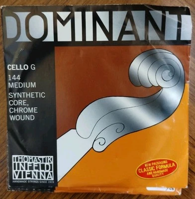 CUERDA VIOLONCHELO 4/4 G - VIOLONCHELO DOMINANTE TOMASTIK-INTESTINO SINTÉTICO NUEVO PAQUETE STOCK ANTIGUO Foto 1 de 3