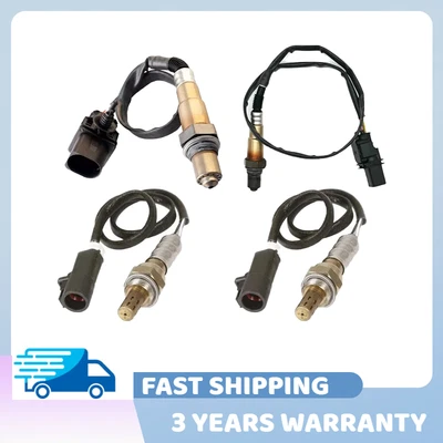 Sensor de oxígeno O2 aguas arriba+aguas abajo 4 piezas para Lincoln Navigator 5,4 L V8 2009 2010 2011 Foto 1 de 4