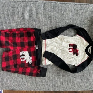 Lazy One 4T Moose Pajamas - Picture 1 of 6