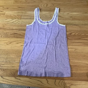 Camiseta sin mangas vintage Y2K Gap de encaje para mujer grande cami festival - Imagen 1 de 8