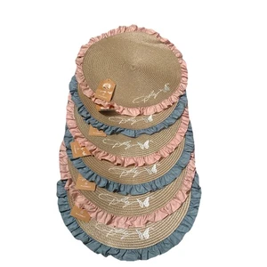Neu mit Etikett 6er Set Tischsets Dolly Parton rosa/blau - Bild 1 von 5