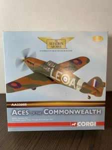 CORGI AA32008 - HAWKER HURRICANE Mk.I F/O WILLIAM LIDSTONE 'WILLIE' McKNIGHT - Picture 1 of 6