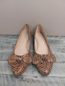 Anne Klein Akadelie Women's Animal Print Flat Heel Sz 6M. Great Condition! - Picture 1 of 7